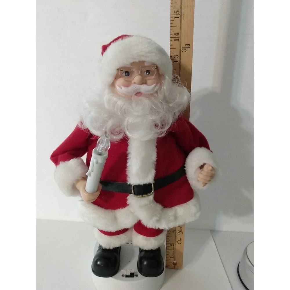 VTG Mr Santa Favorite Folks Music & Illuminated Figurine 15